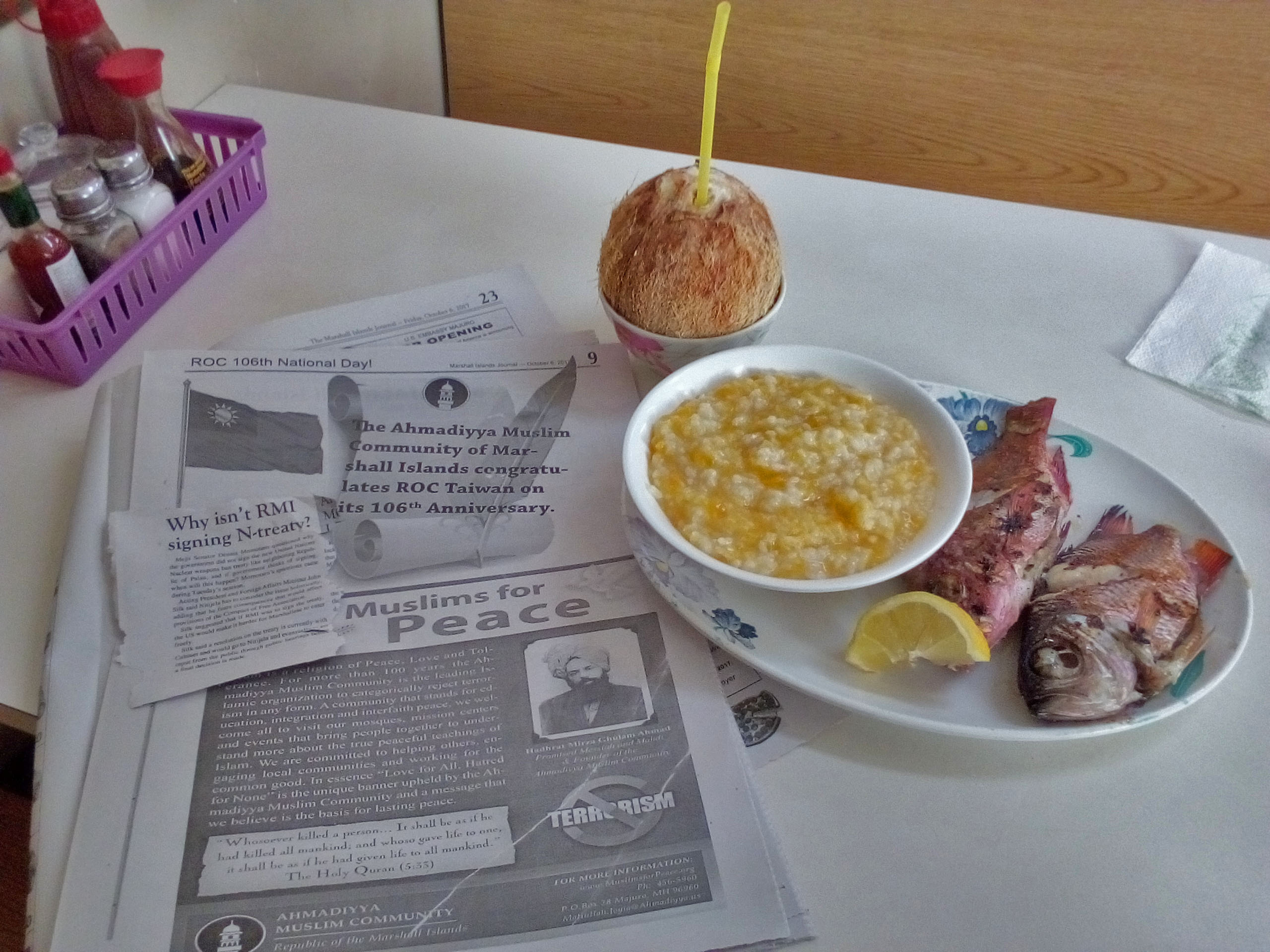 Eating Out in the Marshall Islands No Work All Travel