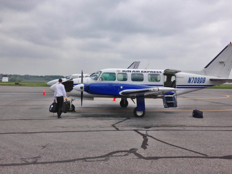 Sun Air Express, LNS-IAD-HGR, 2015 (1)