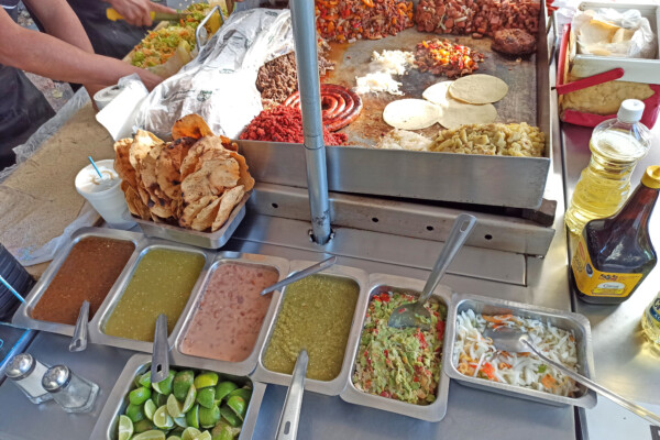 An Array of Meat and Salsa (and Guacamole), Mexico City, Mexico