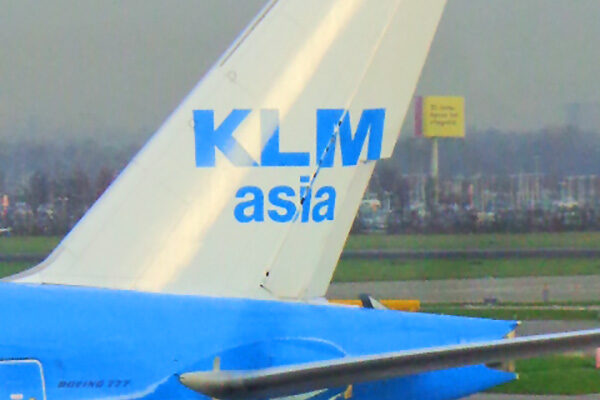 KLM asia airplane