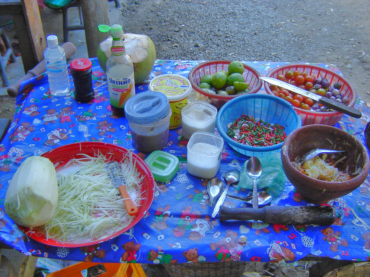 lao style papaya salad