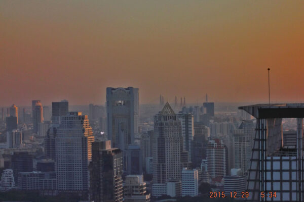 Bangkok sunset Thailand