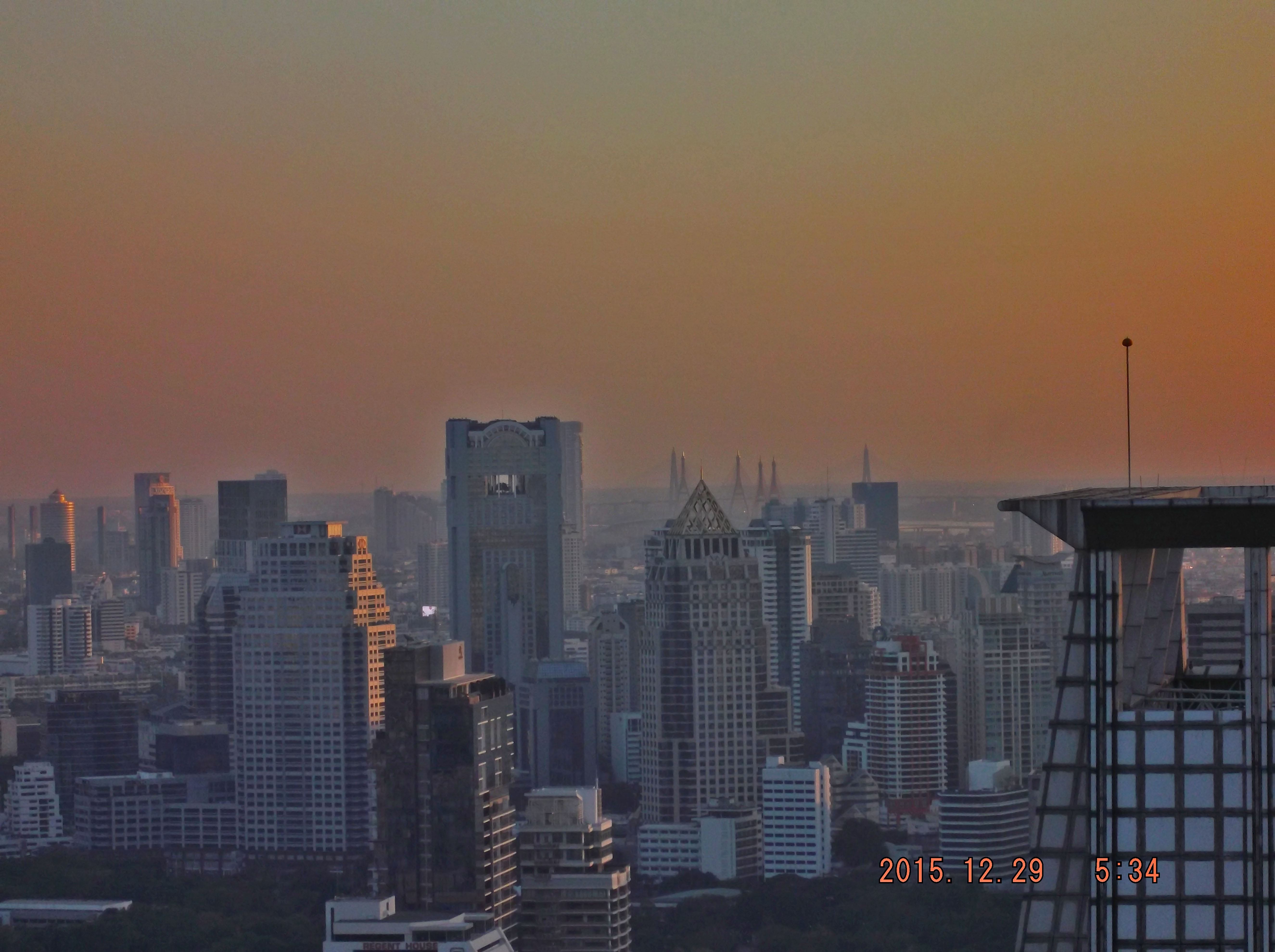 Bangkok sunset Thailand