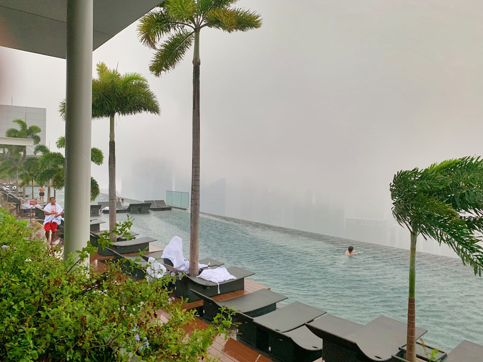 Marina Bay Sands Infinity Pool roof