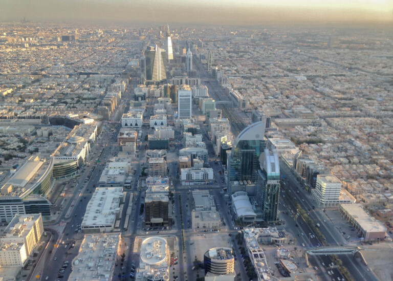 Riyadh Cityscape from the Kingdom Centre Observation Deck