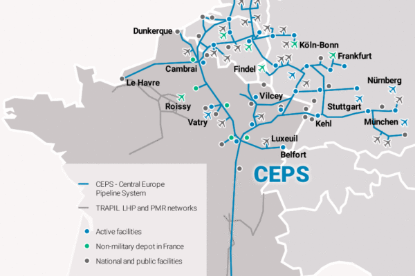 CEPS network map Europe