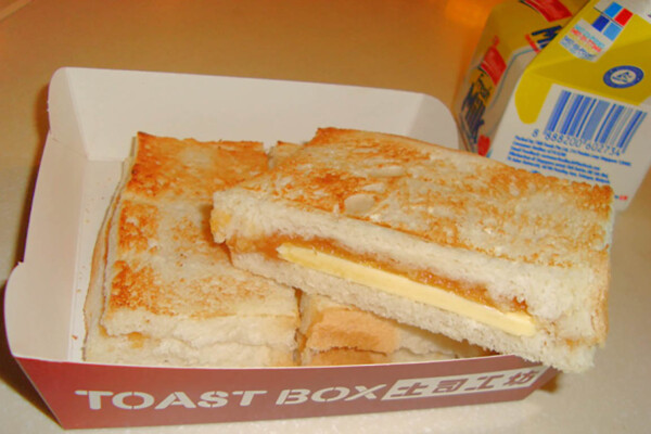 Singapore's Toast Box Kaya Toast