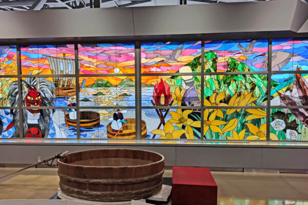 Aviation Art: Niigata Airport’s Stained Glass