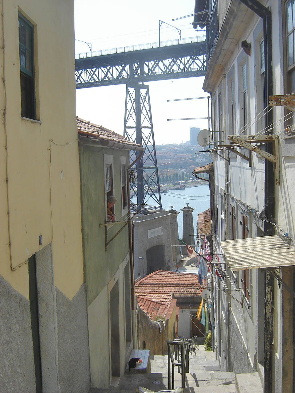 View of Ponte Luís I, Porto, Portugal