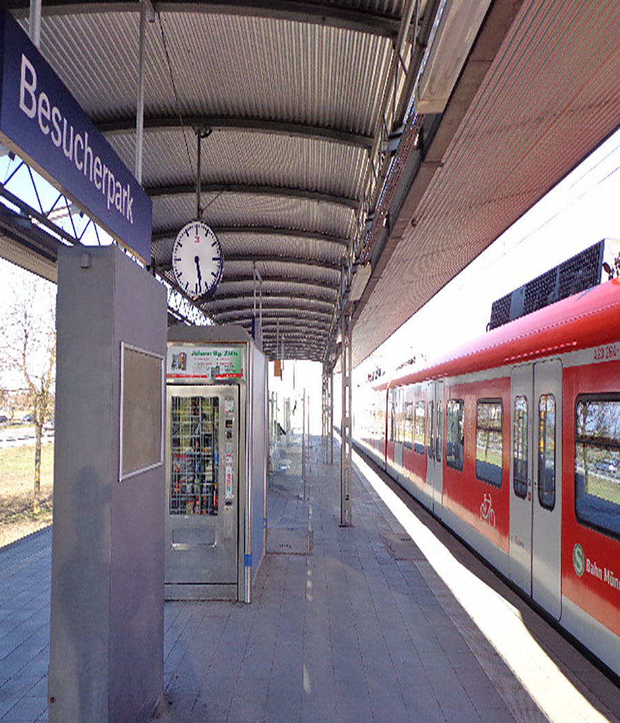 Besucherpark Metro Station for Airplane Spotting, Munich Airport (MUC), Germany, 2013