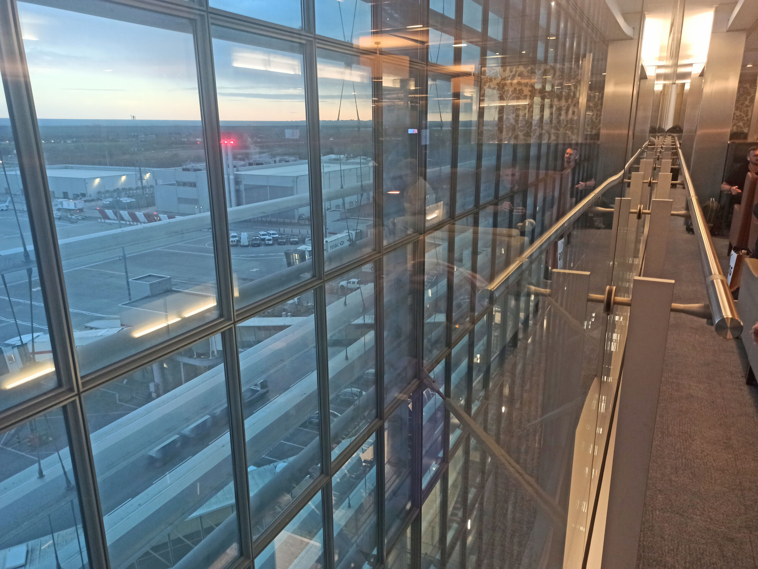 Apron View at the British Airways Club Lounge South
