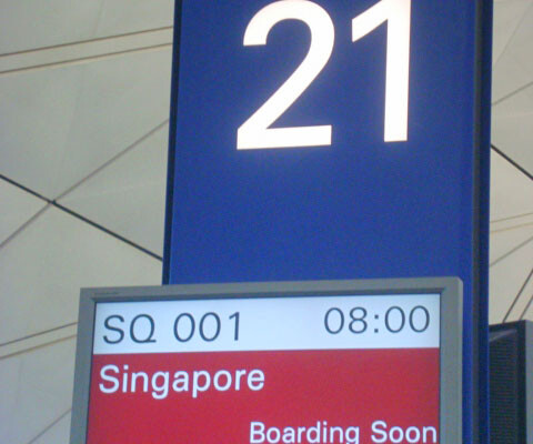 Singapore Airlines SQ1 HKG-SIN, 2009