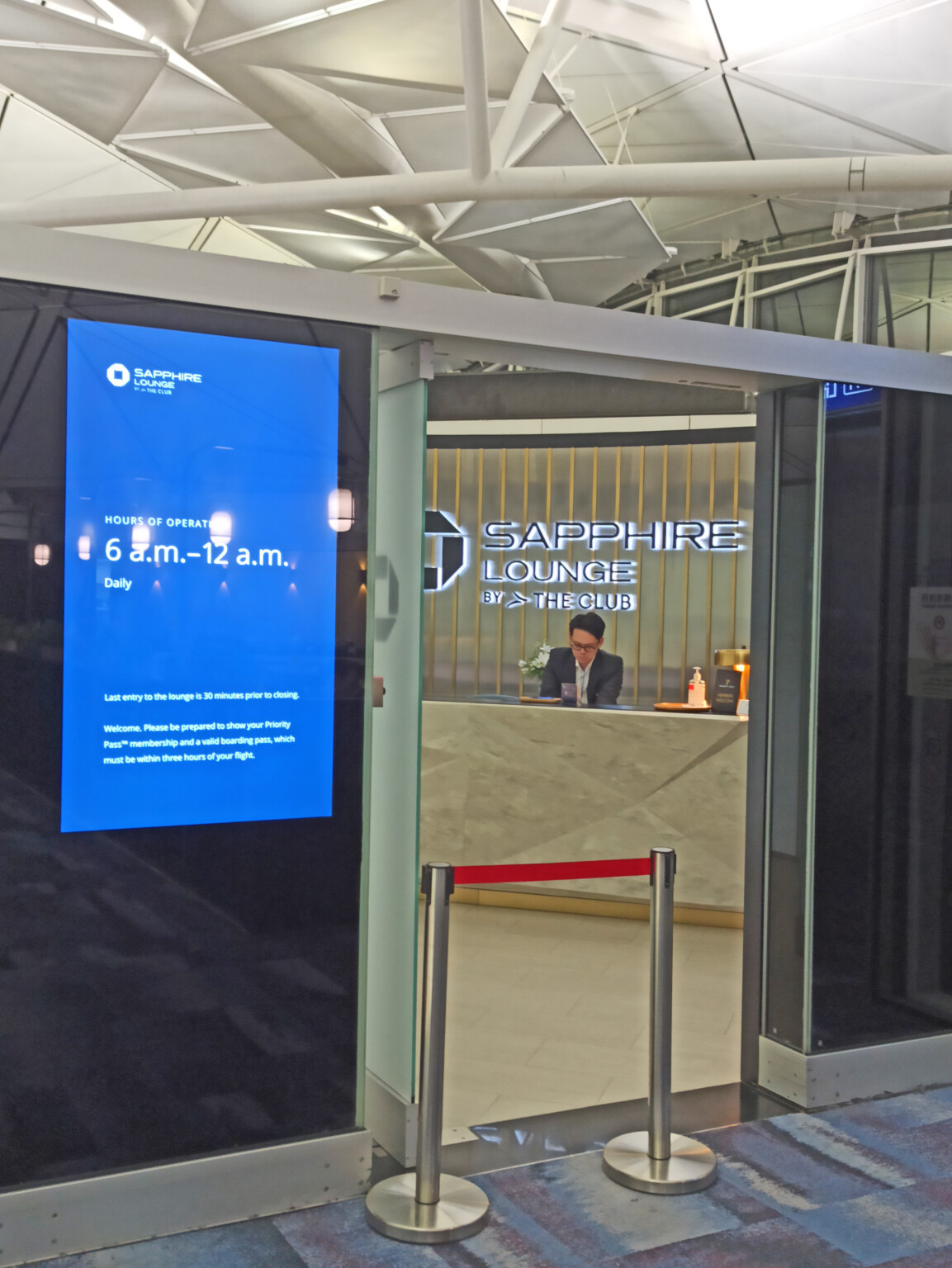 Chase Sapphire Lounge by The Club Hong Kong No Work All Travel