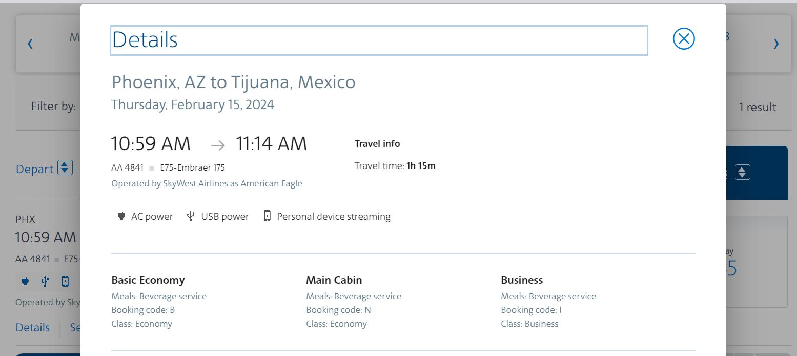American Airlines Phoenix Tijuana Nonstop