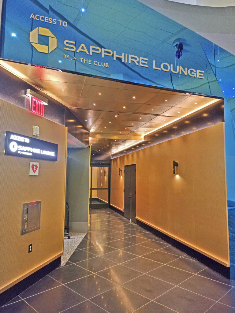 Chase Sapphire Lounge by the Club New York LaGuardia Entrance