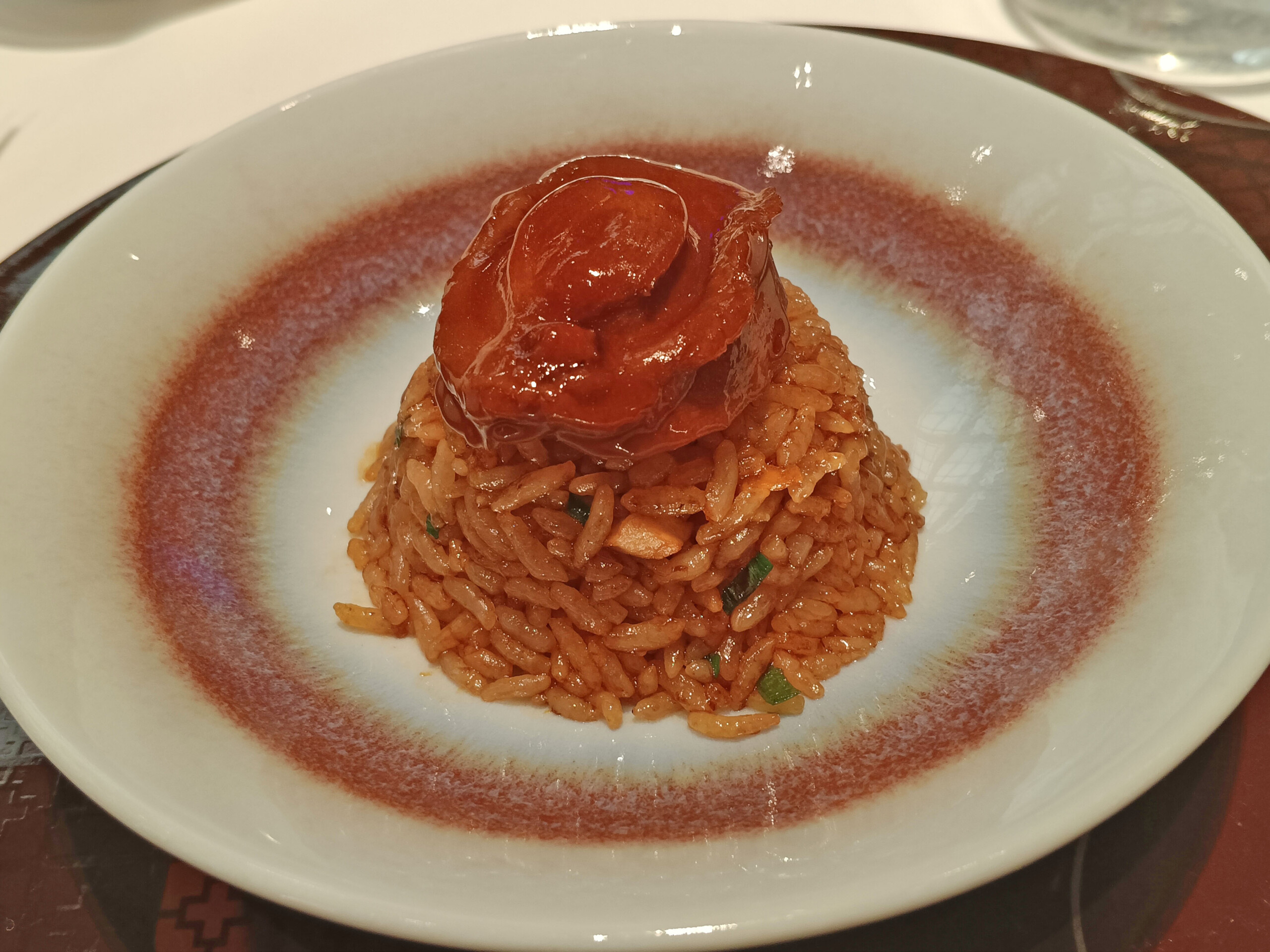 Braised rice with abalone