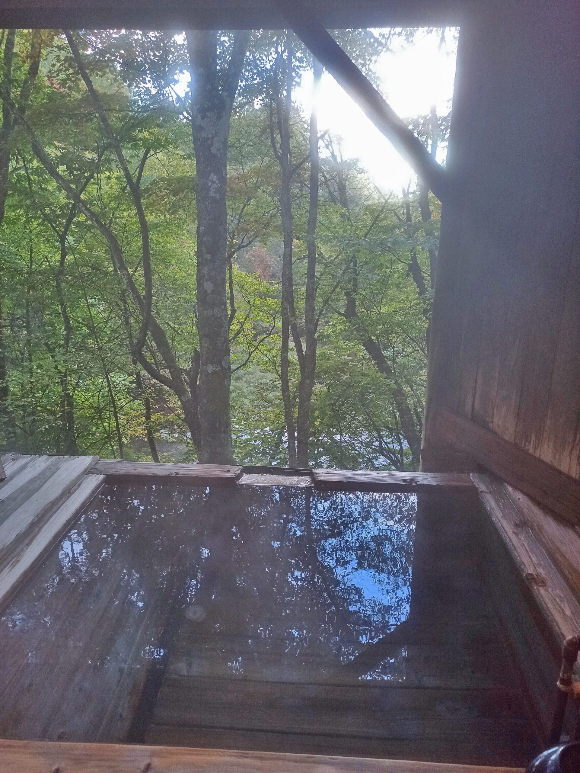 Private bath at Tateshina Shinyu Onsen in Chino, Nagano