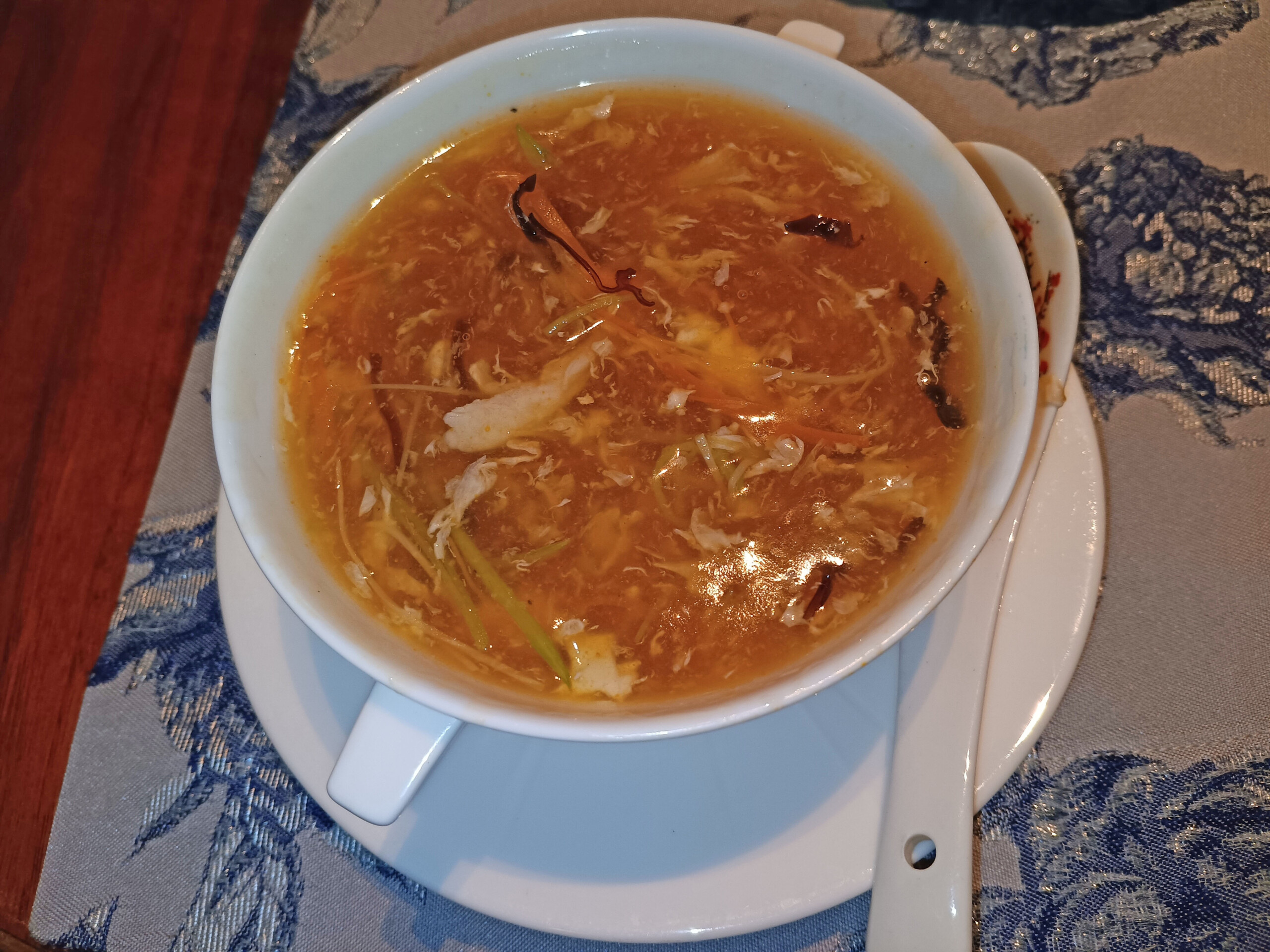 Chicken hot and sour soup