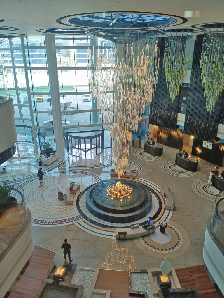 Marriott Marquis Dubai main lobby
