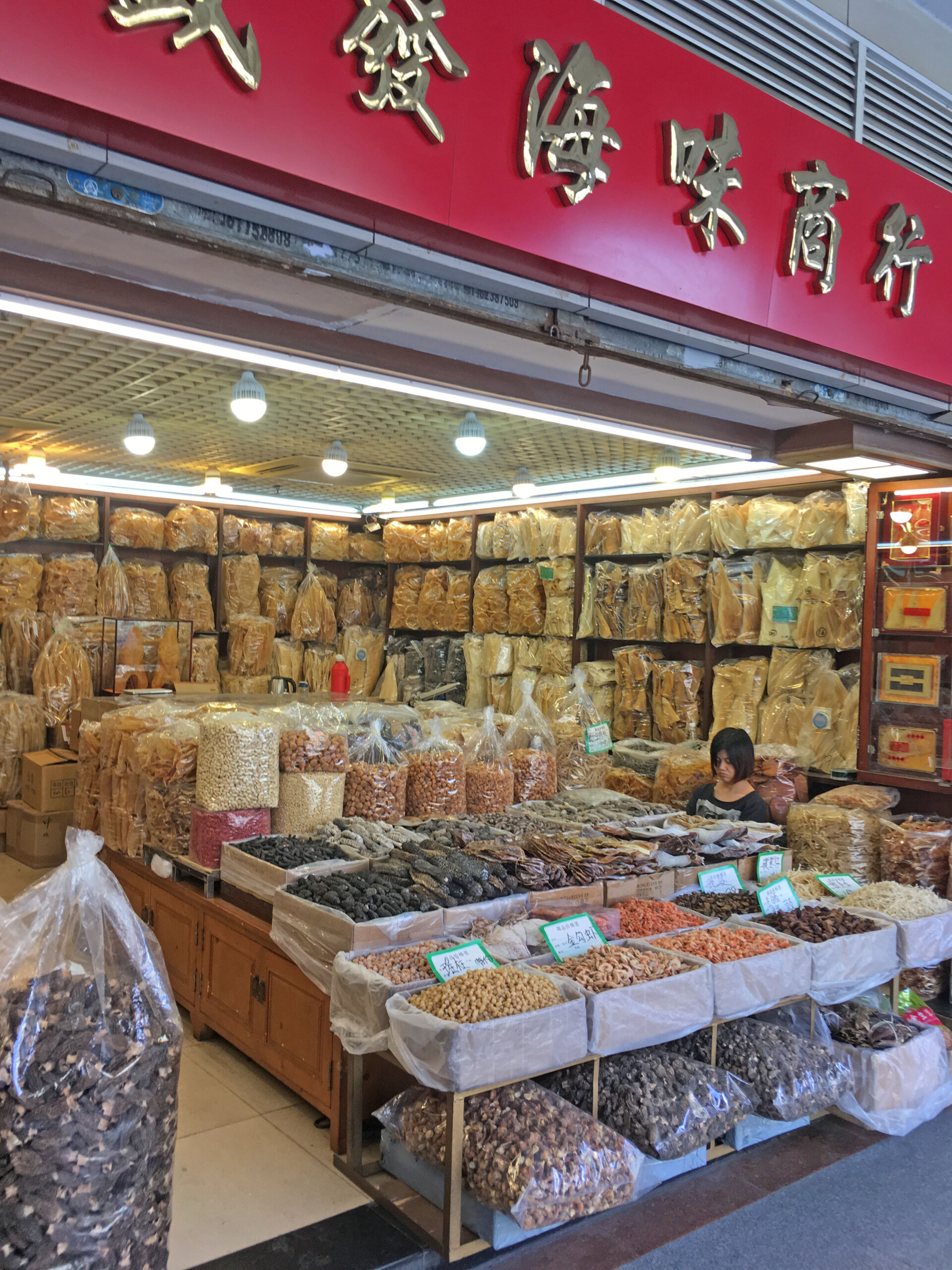 Dried Seafood Shop for Traditional Chinese Medicine, Guangzhou