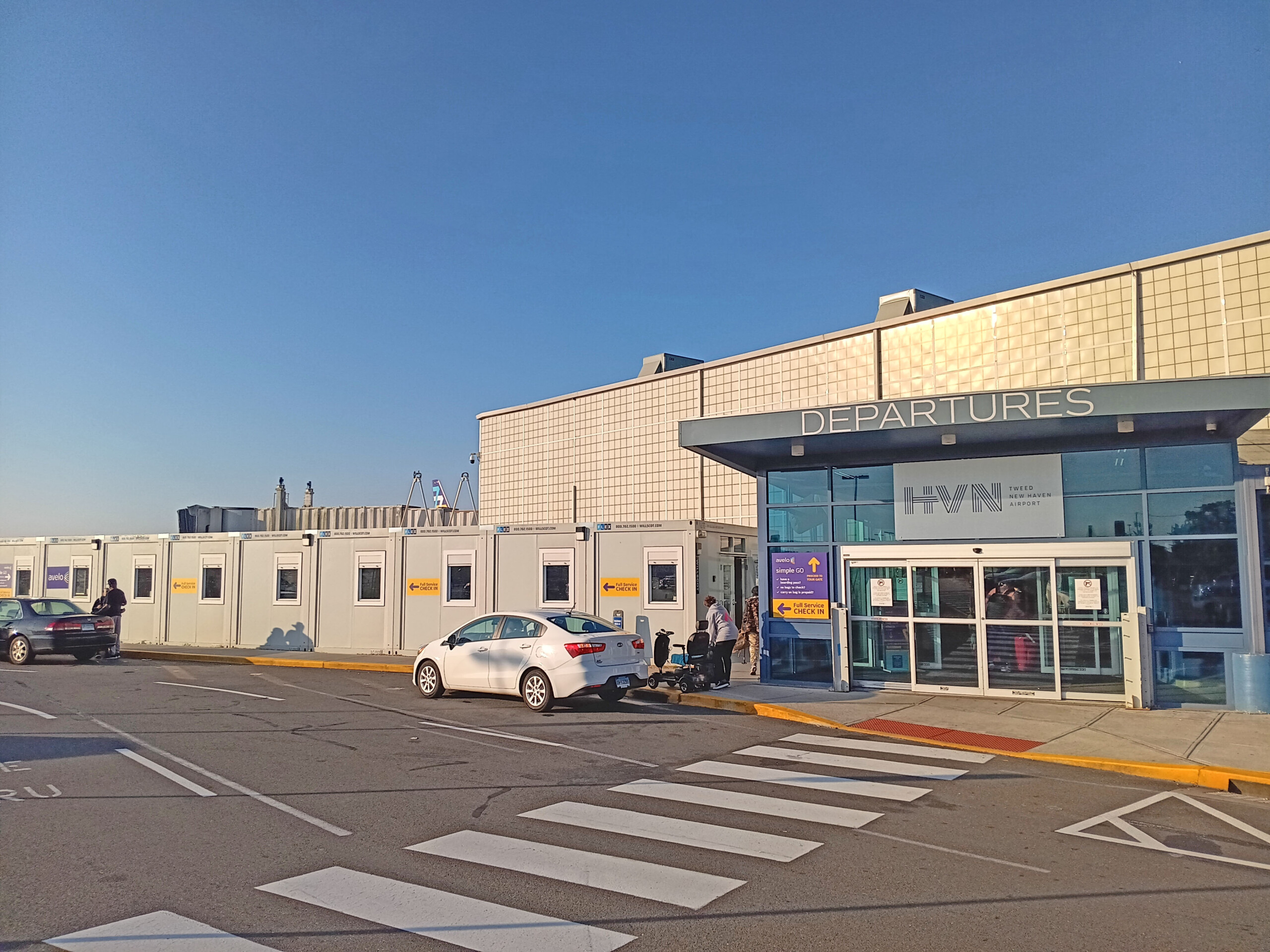 New Haven Airport Entrance