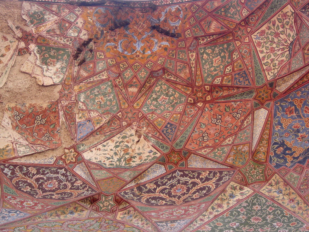 Wazir Khan Mosque Ceiling, Lahore, Pakistan