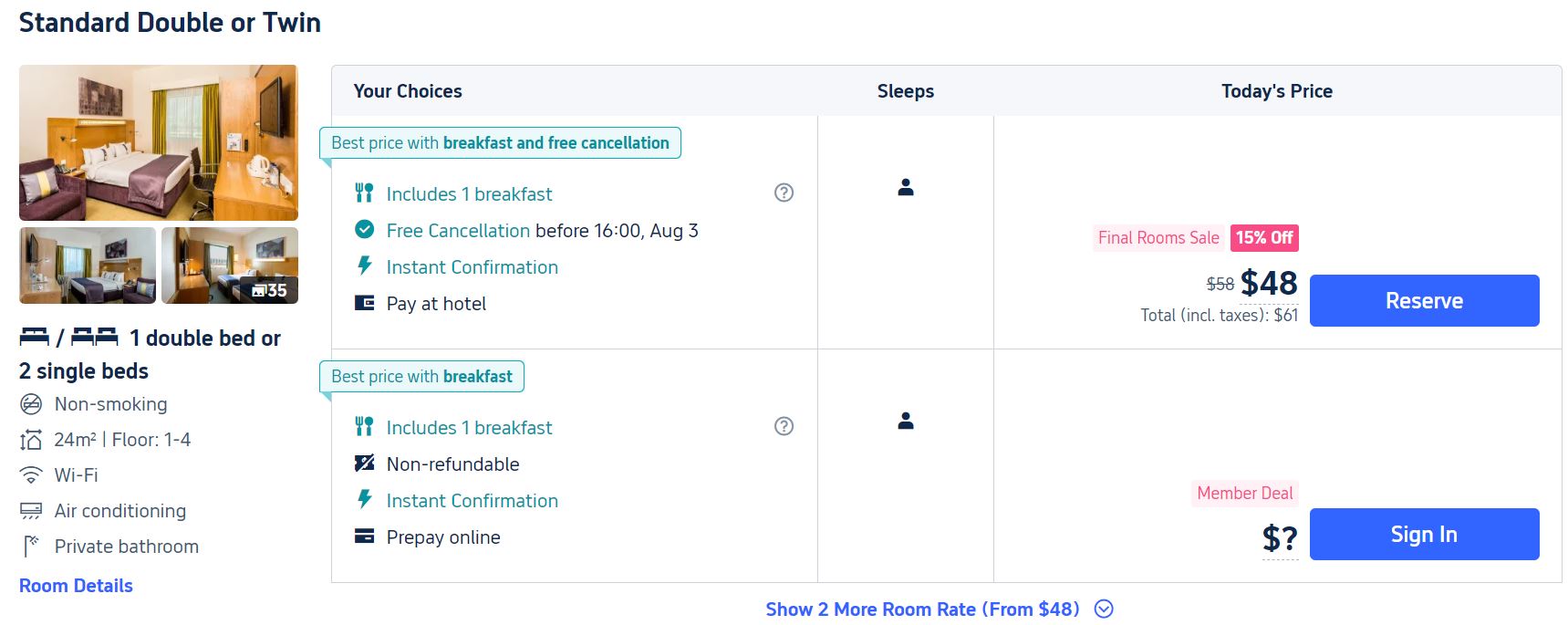 trip.com Holiday Inn Dubai Airport regular member