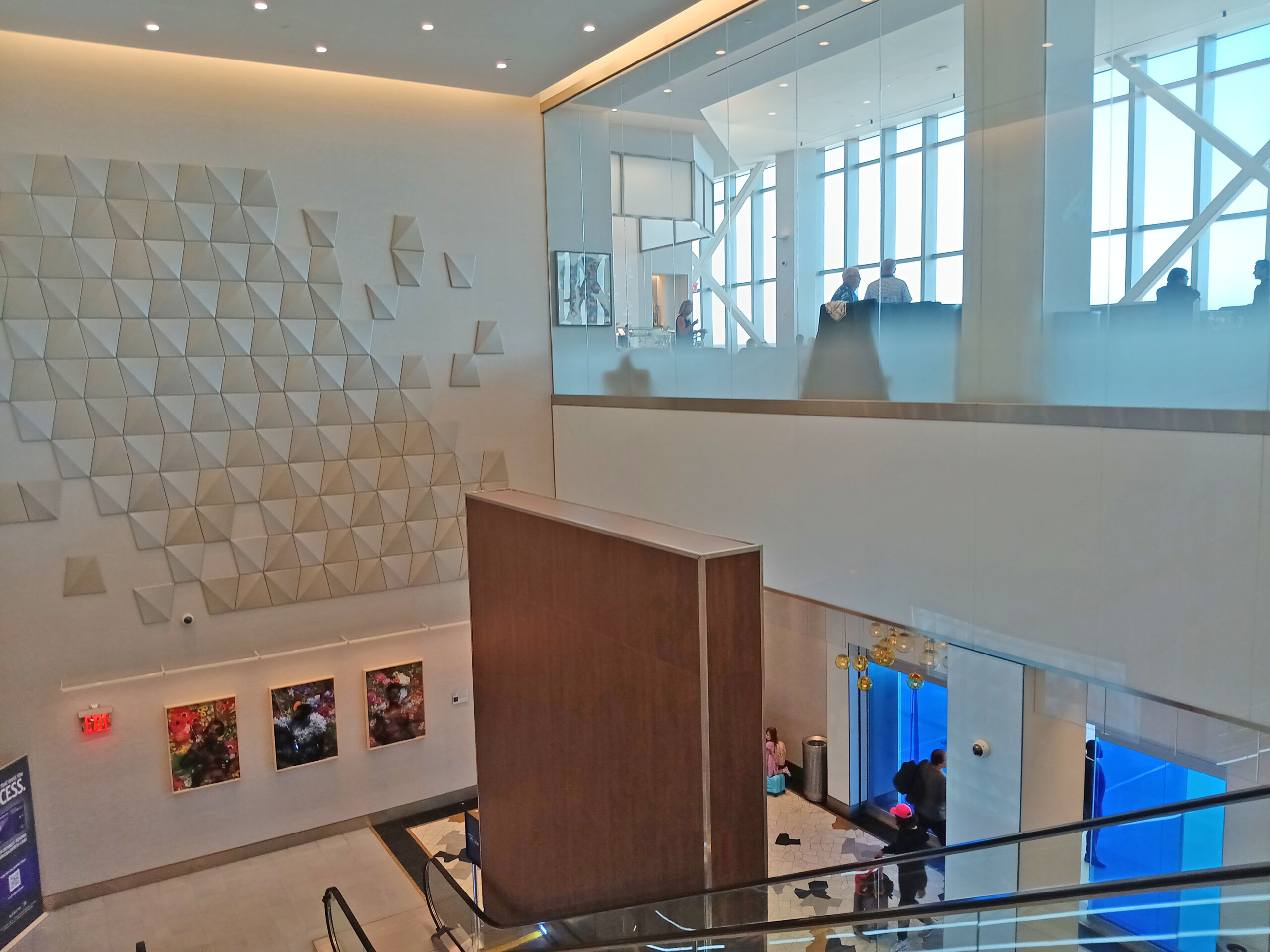 Escalators to the Lounge