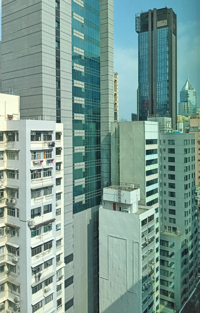 a group of tall buildings