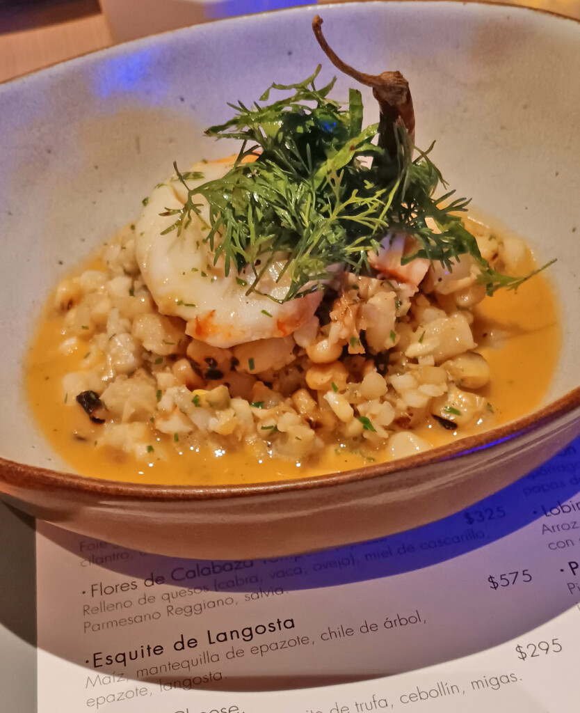 a bowl of food on a table