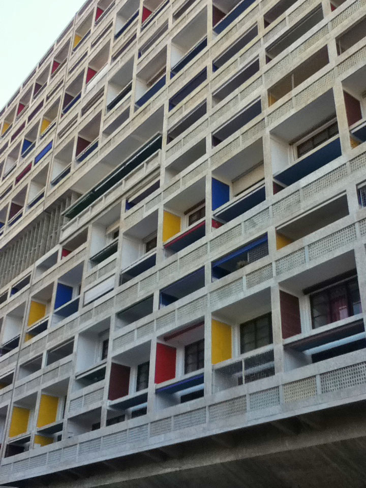 Le Corbusier's Unité d'habitation, Marseilles, France