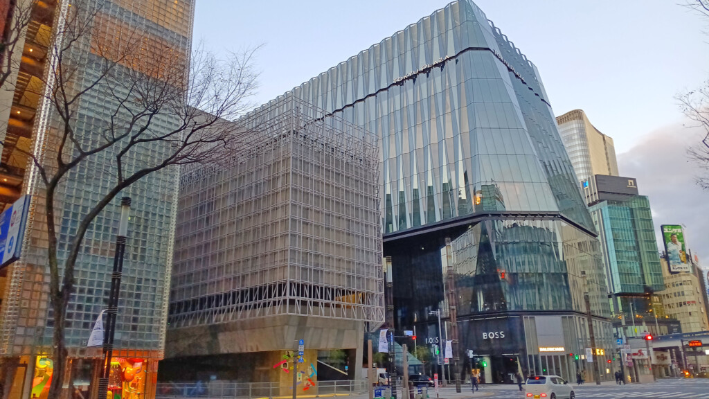 Sony's new Ginza eyesore, and Tokyo Plaza Ginza shopping center