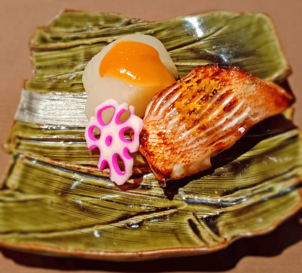 a plate of food on a table