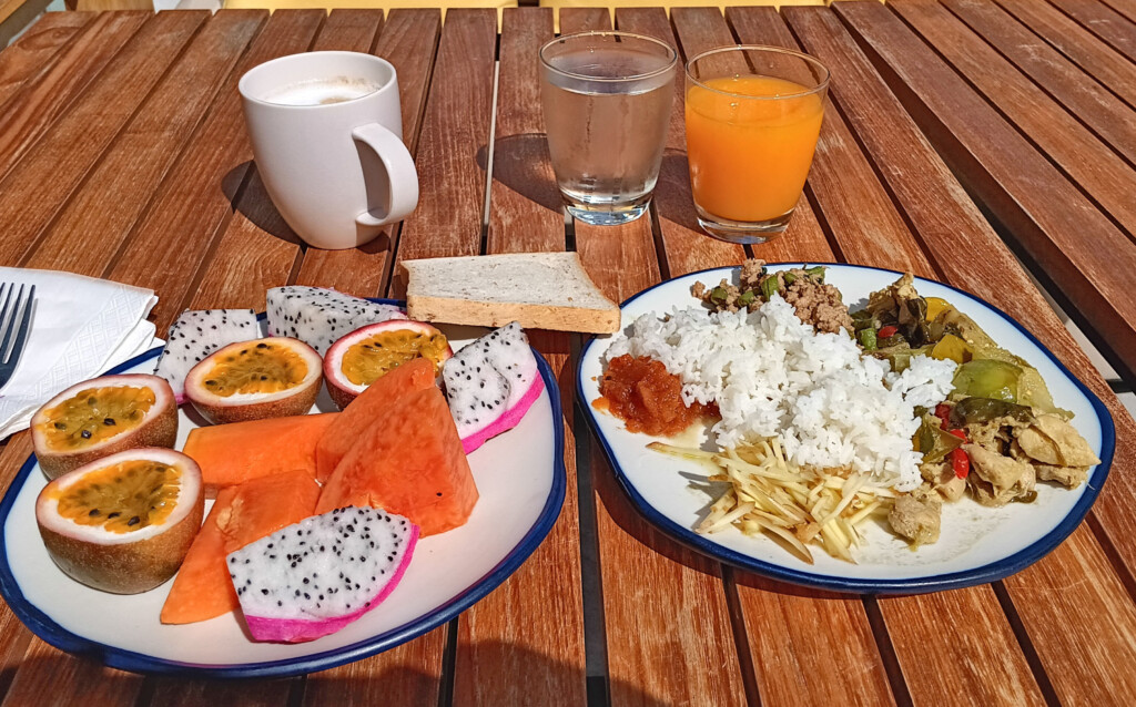 plates of food on a table