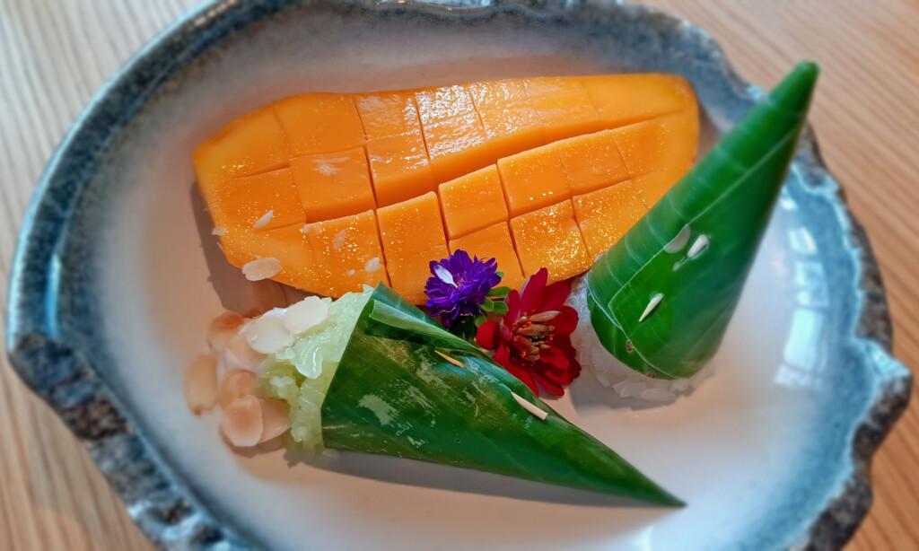 a plate of food on a table
