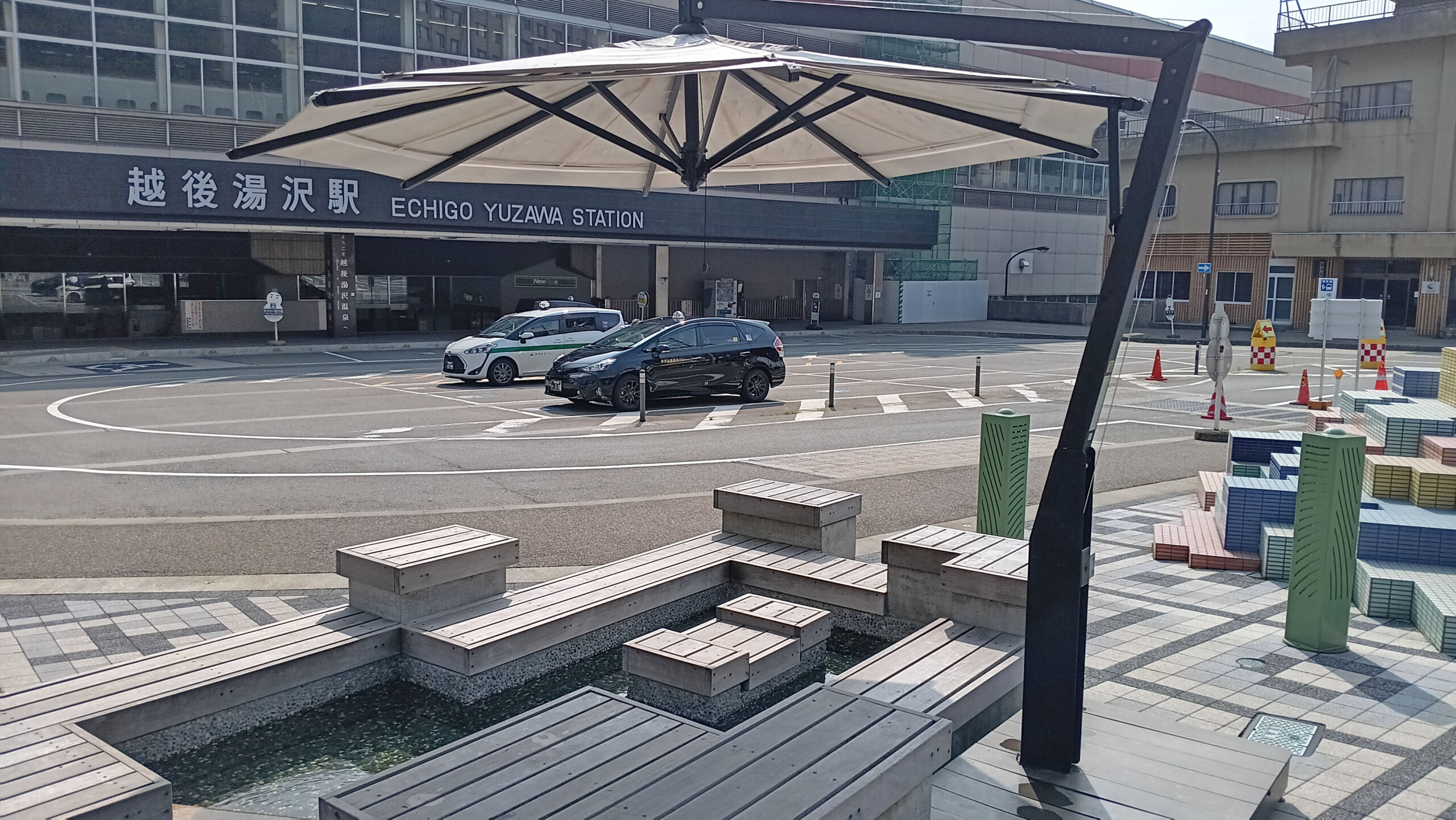 Footbath at Echigo-Yuzawa Station, Niigata prefecture