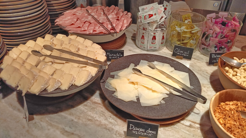plates of food on a table