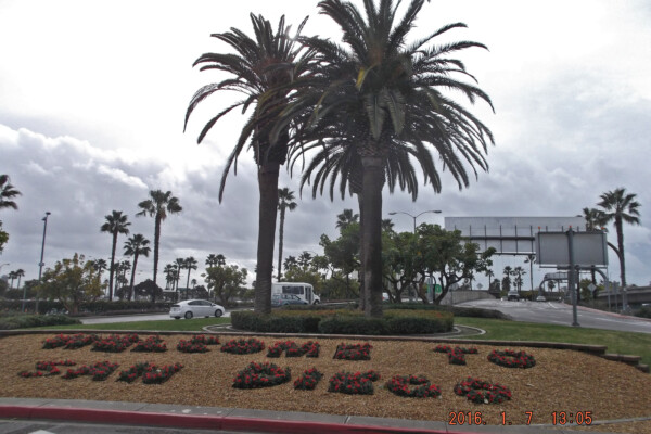 Welcome to San Diego Airport Sign