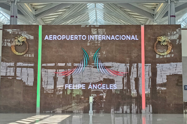 Felipe Ángeles International Airport Sign NLU