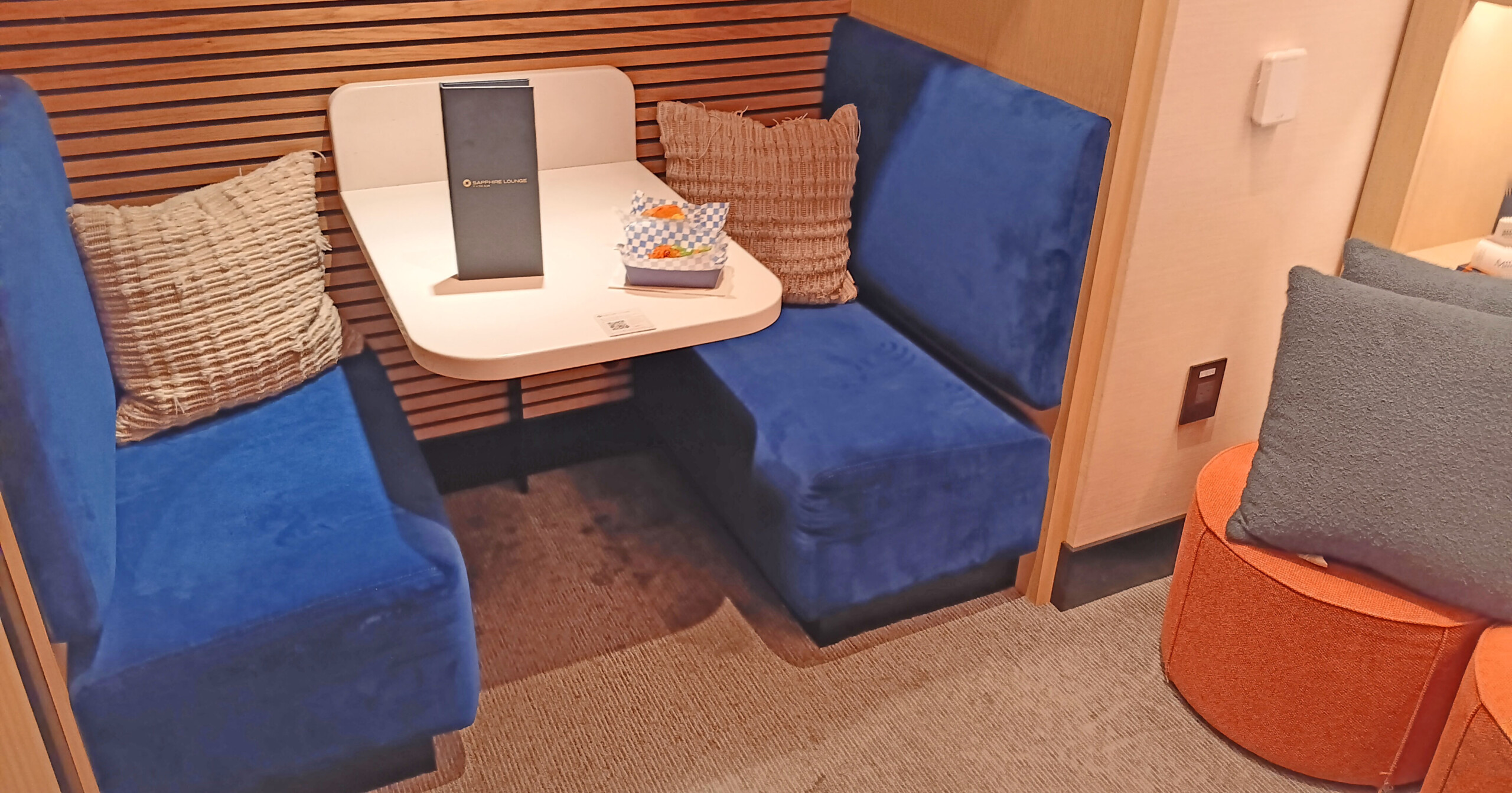 Cozy bench seating