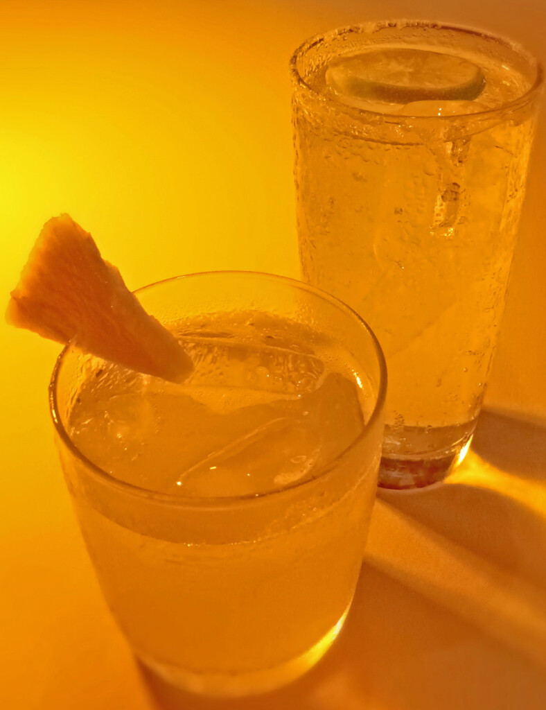 Pineapple Cocktail with Water