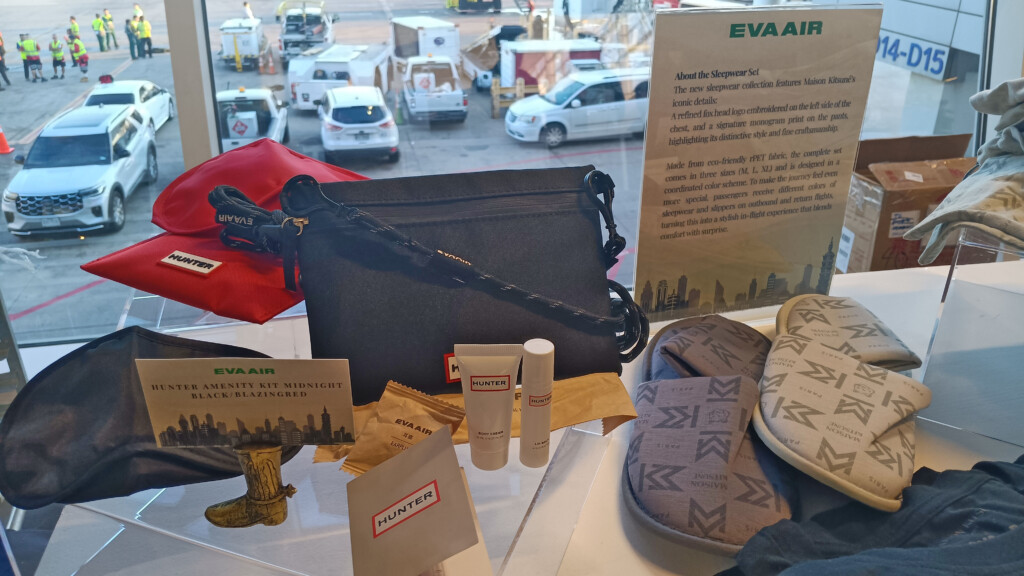 In-flight amenity kit displays #1
