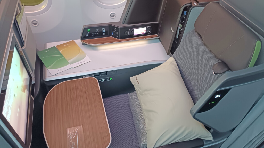 My business class seat