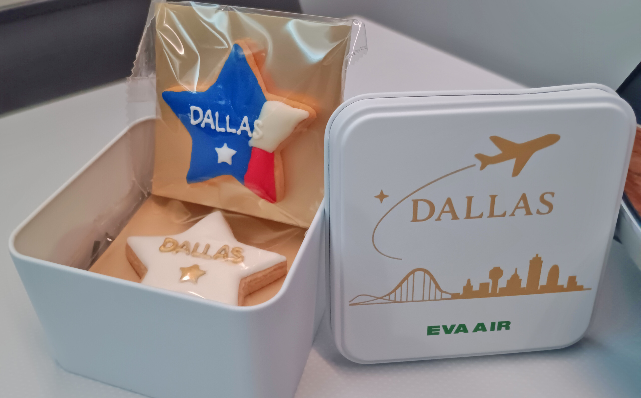 Inaugural flight Texas cookies