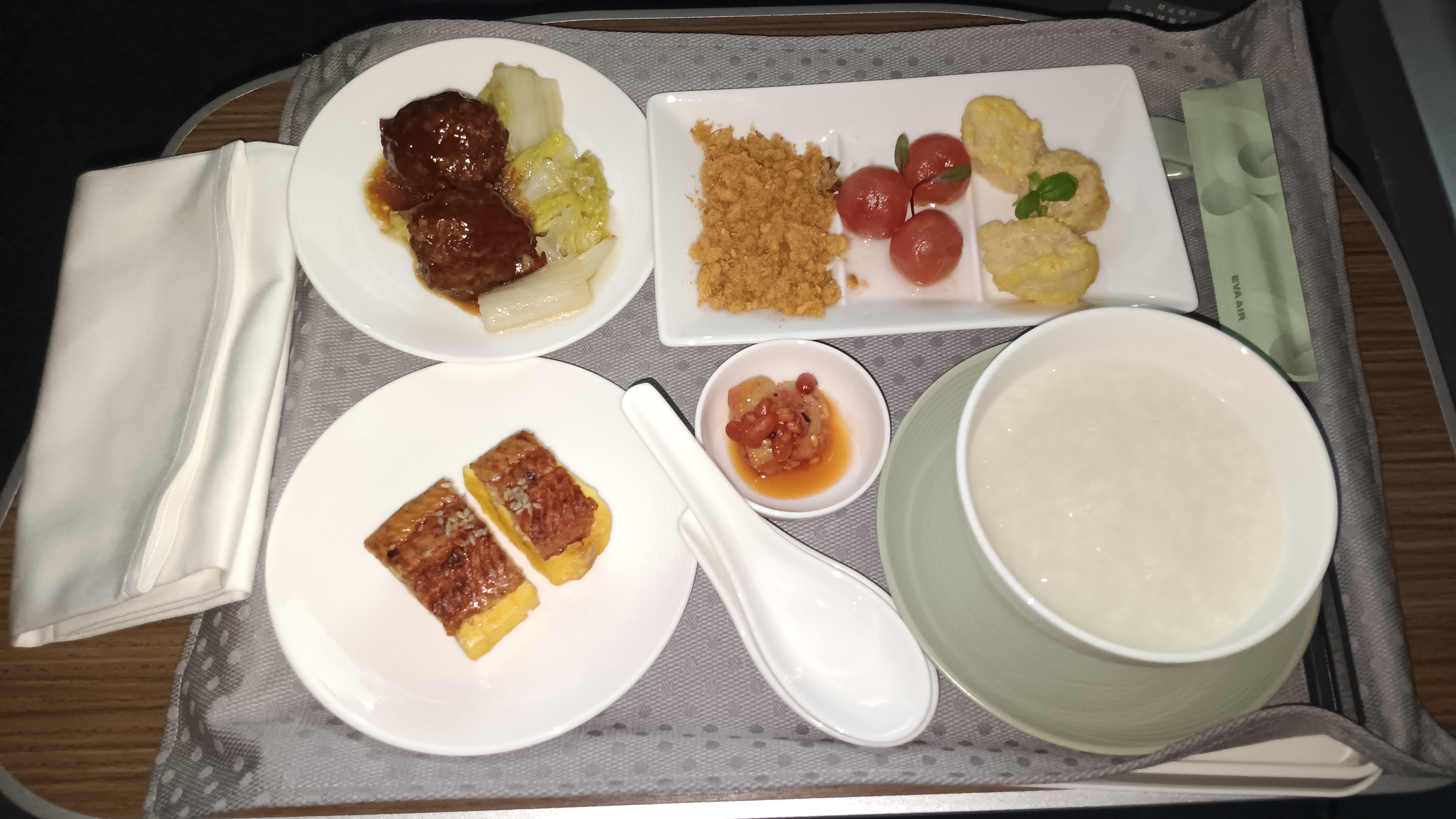Chinese congee breakfast