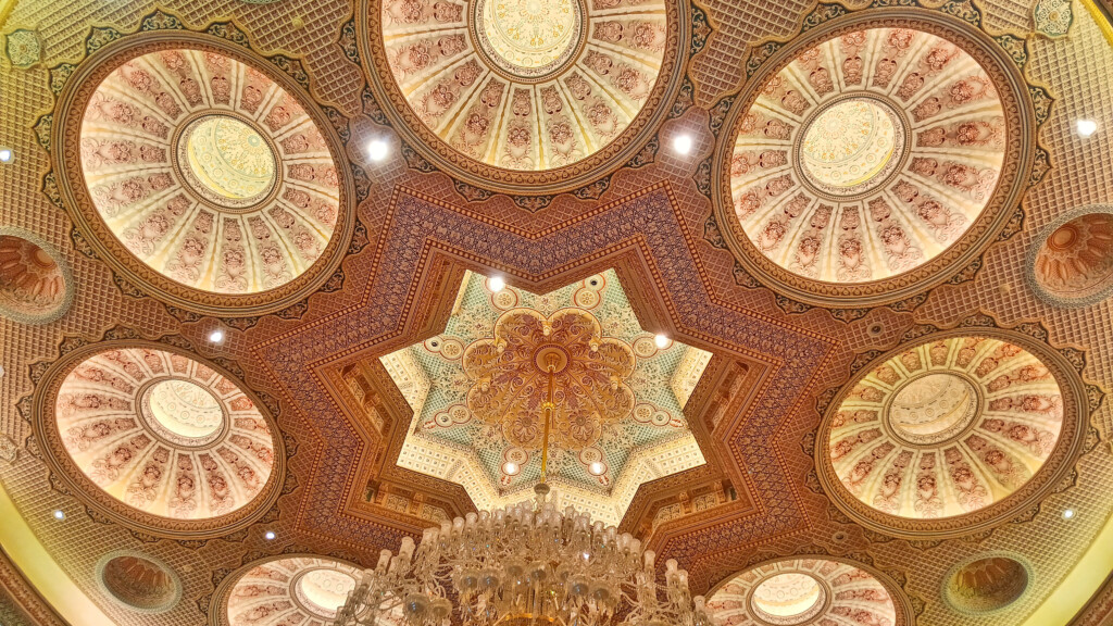 Intricately-designed ceiling