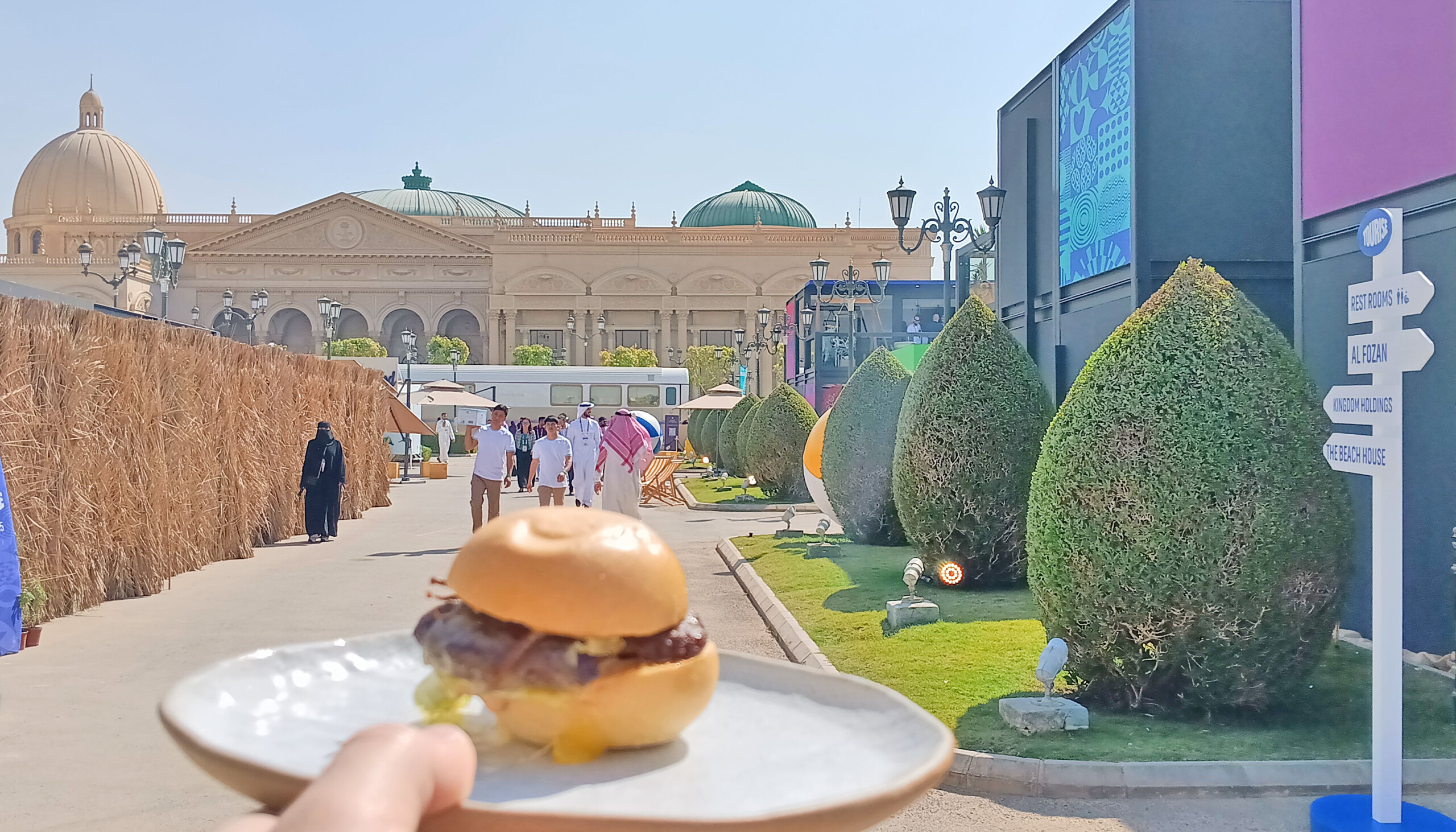Wagyu slider at Nikki Beach Hospitality zone