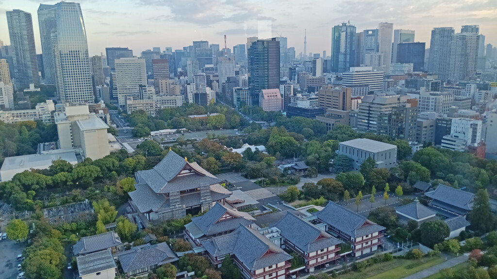 Club Lounge Zojoji view