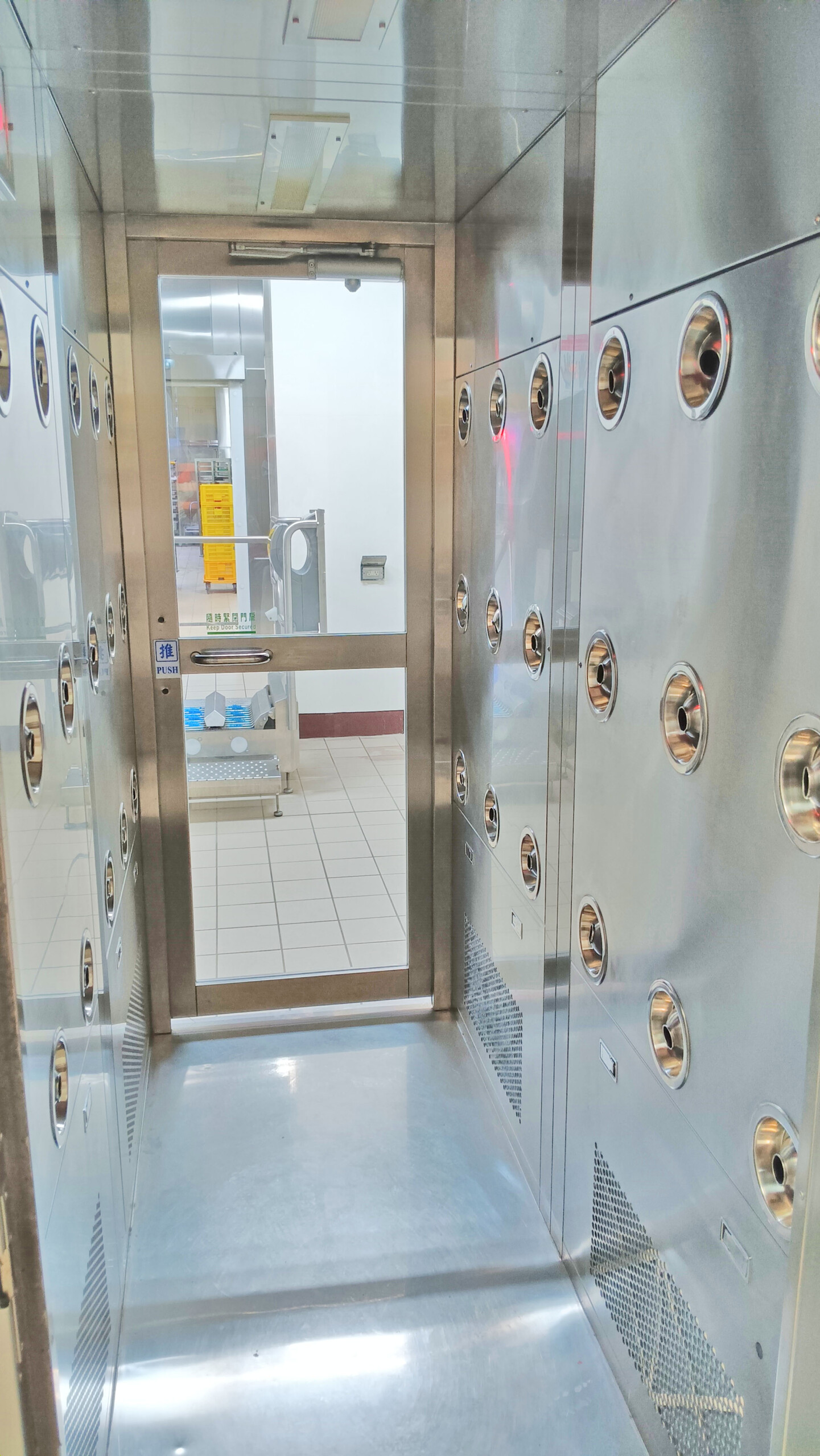 Blowing microbes away