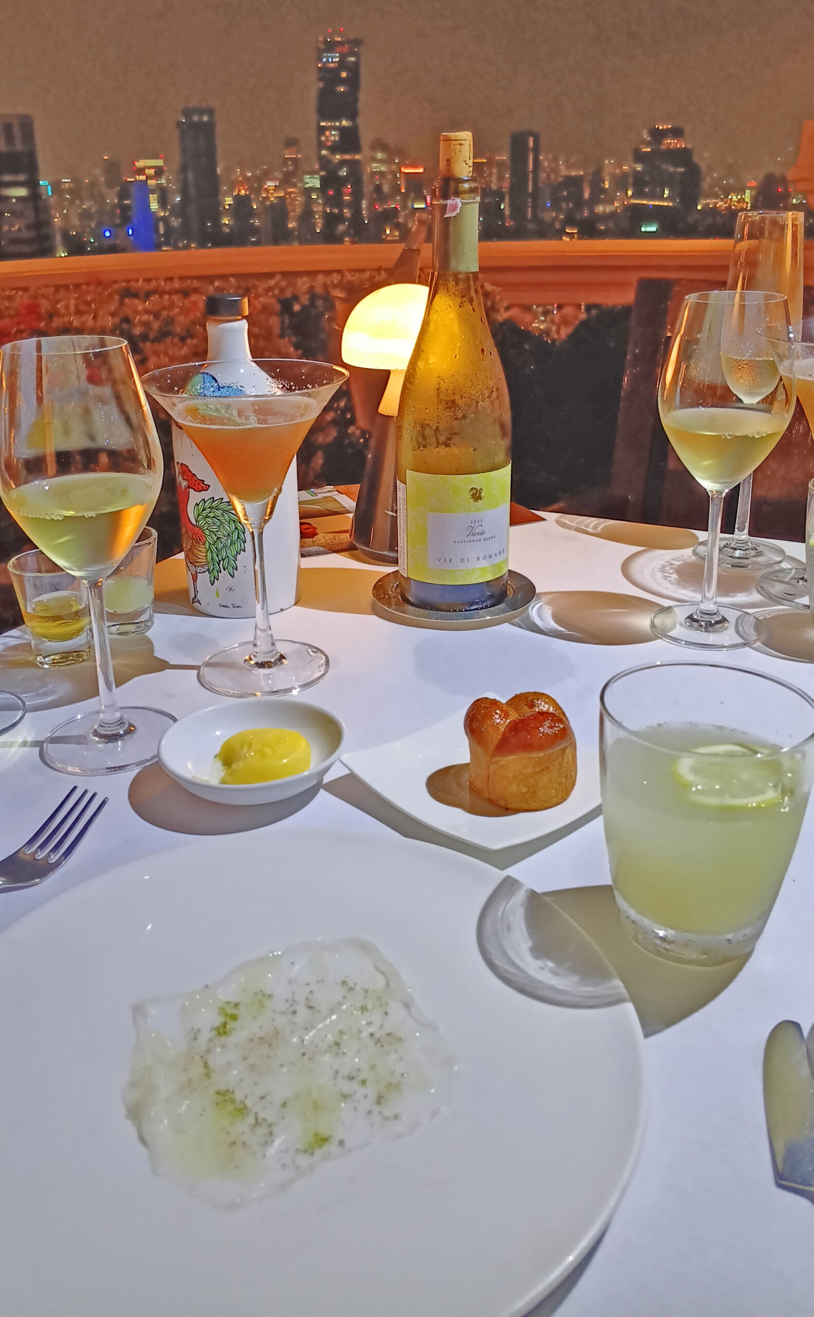 "Fake" lardo with cuttlefish and lardo herbs